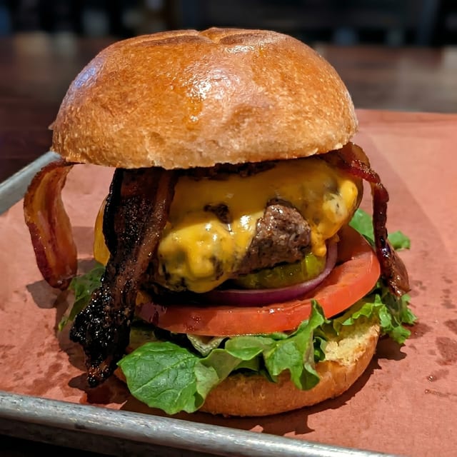 Bacon on Bacon Burger.