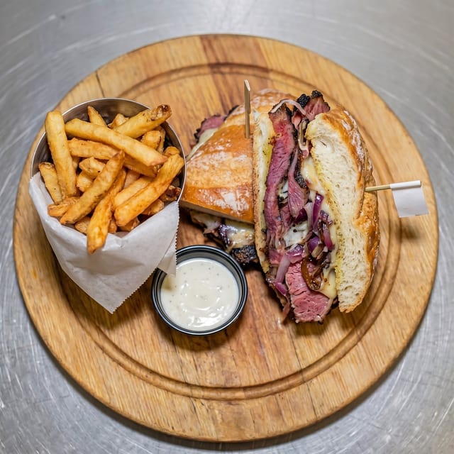 Ribeye Steak Sammie Sandwich.